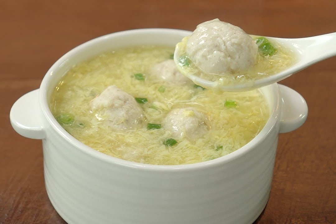 Mon canh ga trung nong hoi cho mam com chieu hinh anh