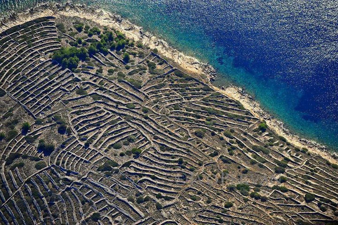 Hòn đảo hình dấu vân tay ngoài khơi Croatia ảnh 2 Hon dao hinh dau van tay ngoai khoi Croatia anh 2