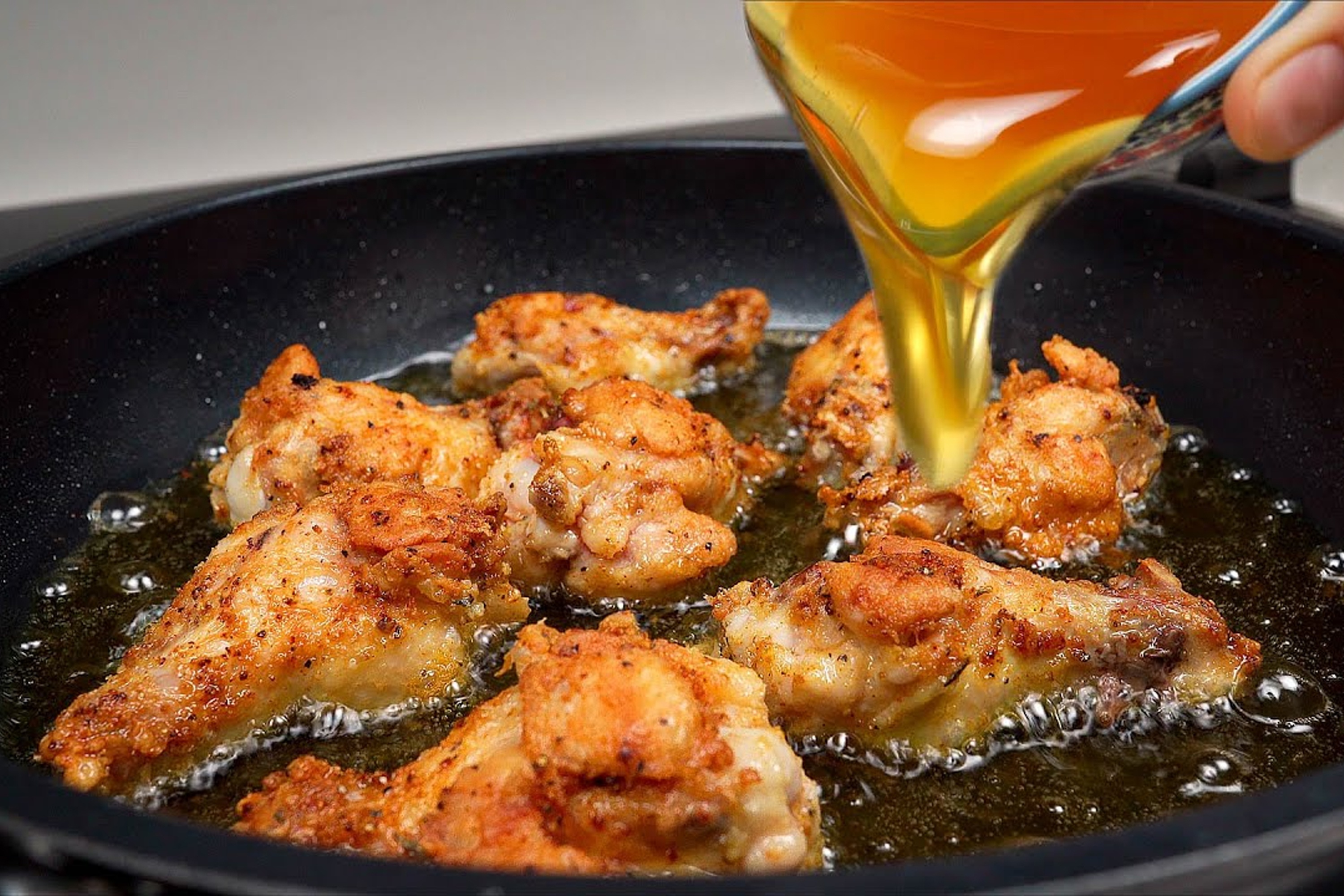 Cach lam mon canh ga sot mat ong hinh anh