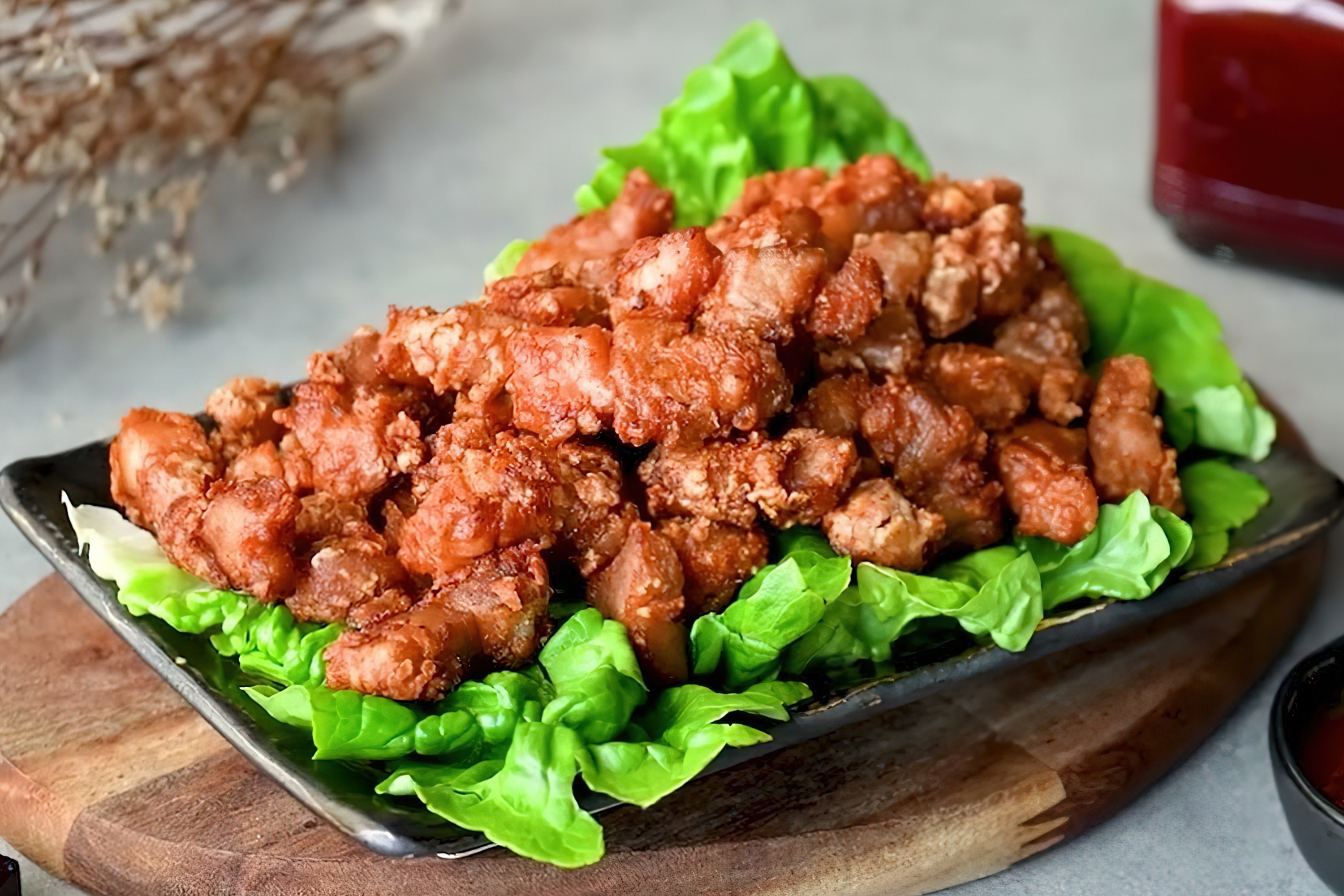 Cach lam ba chi heo chien chao cho bua toi hinh anh