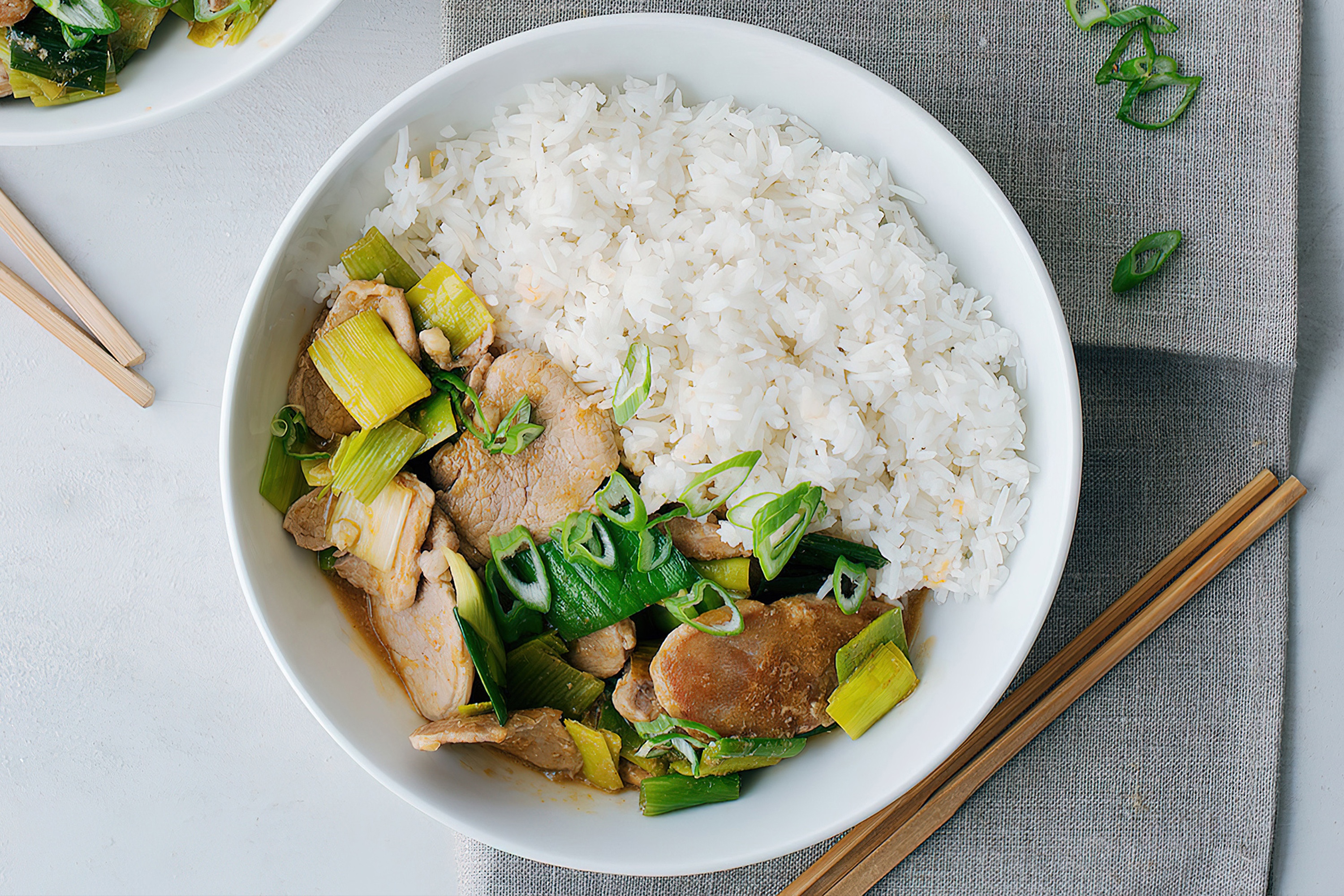 Mon thit heo xao toi tay hinh anh