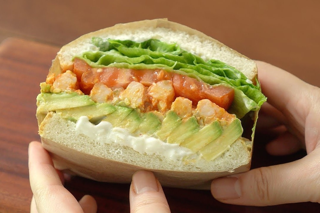 Mon sandwich tom bo dam da kieu Mexico hinh anh