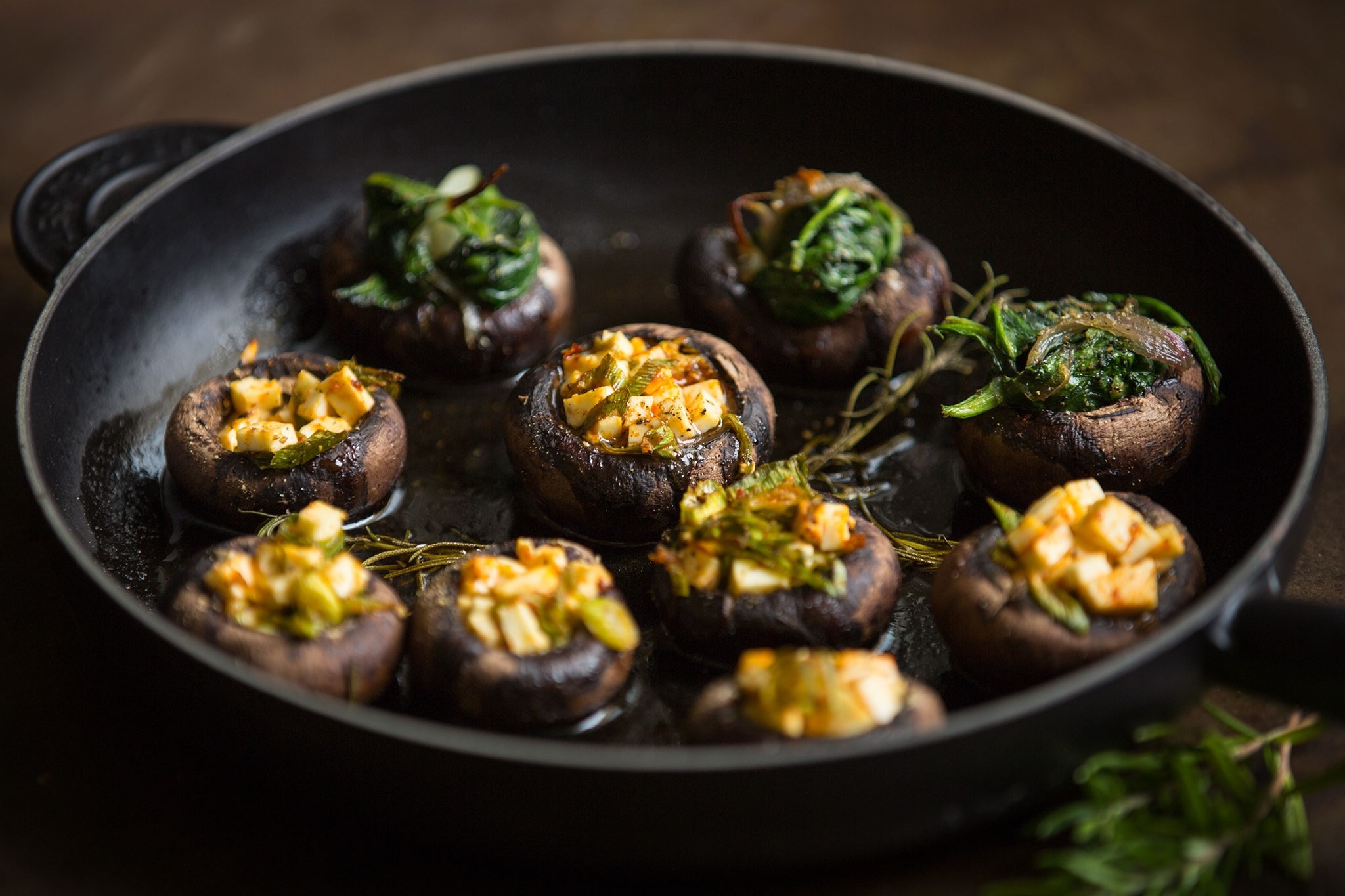 4 buoc lam nam nhoi nuong hap dan hinh anh