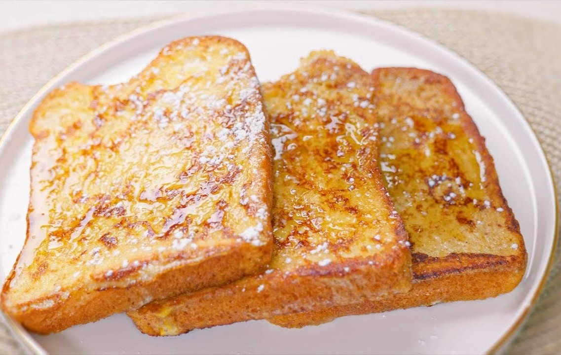 Lam banh mi nuong kieu Phap nhu bua sang o khach san hinh anh