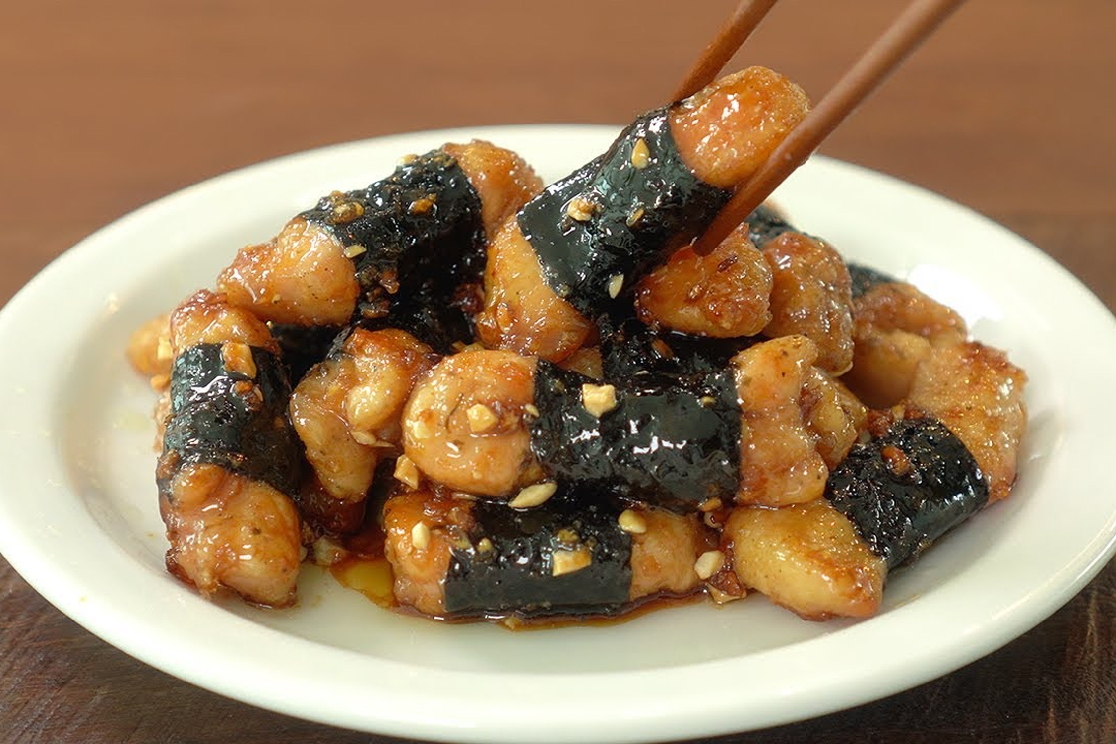 Cach lam thit ga cuon rong bien kieu Han hinh anh