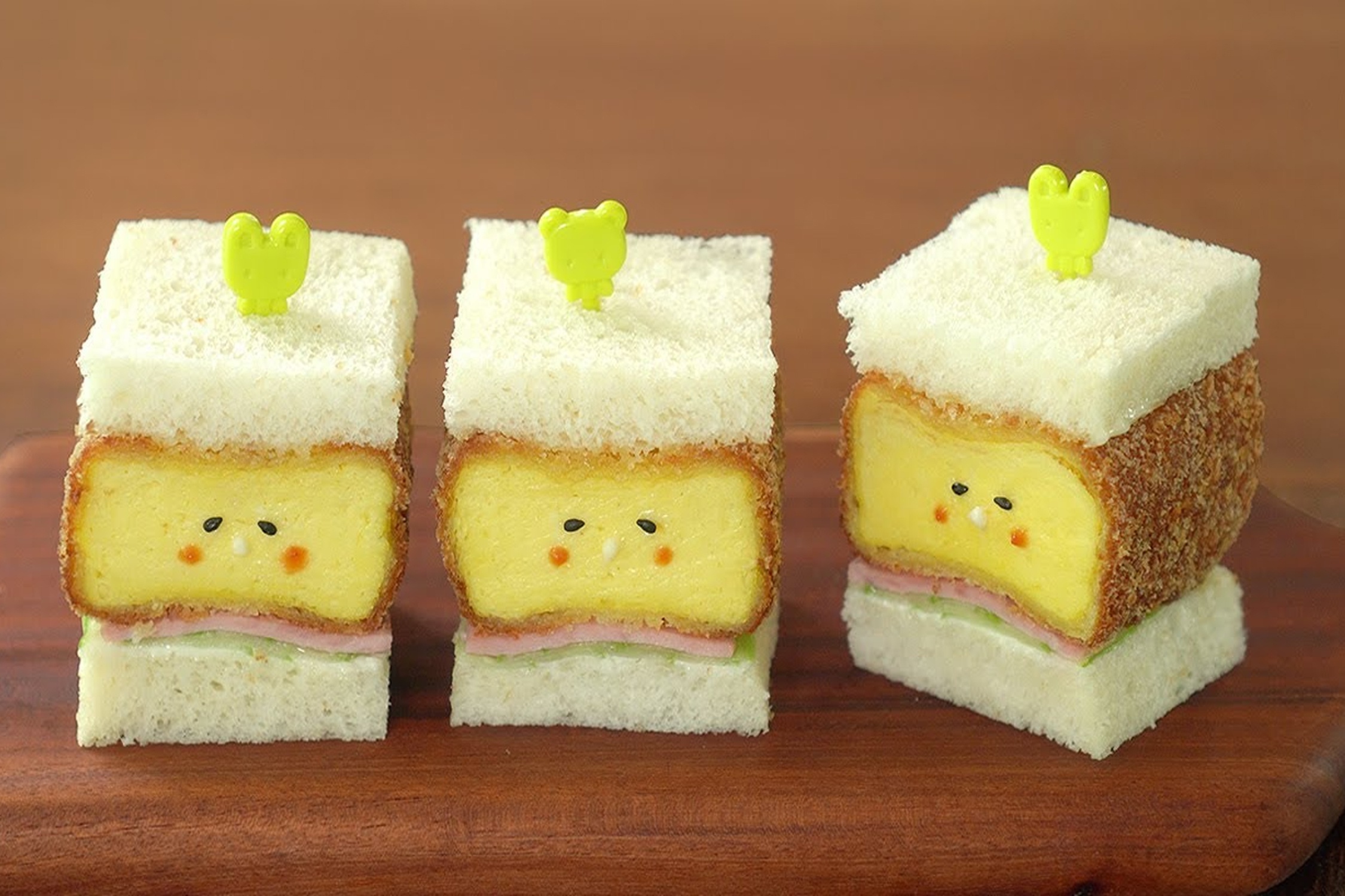 Mon sandwich kep trung chien gion cho bua sang hinh anh