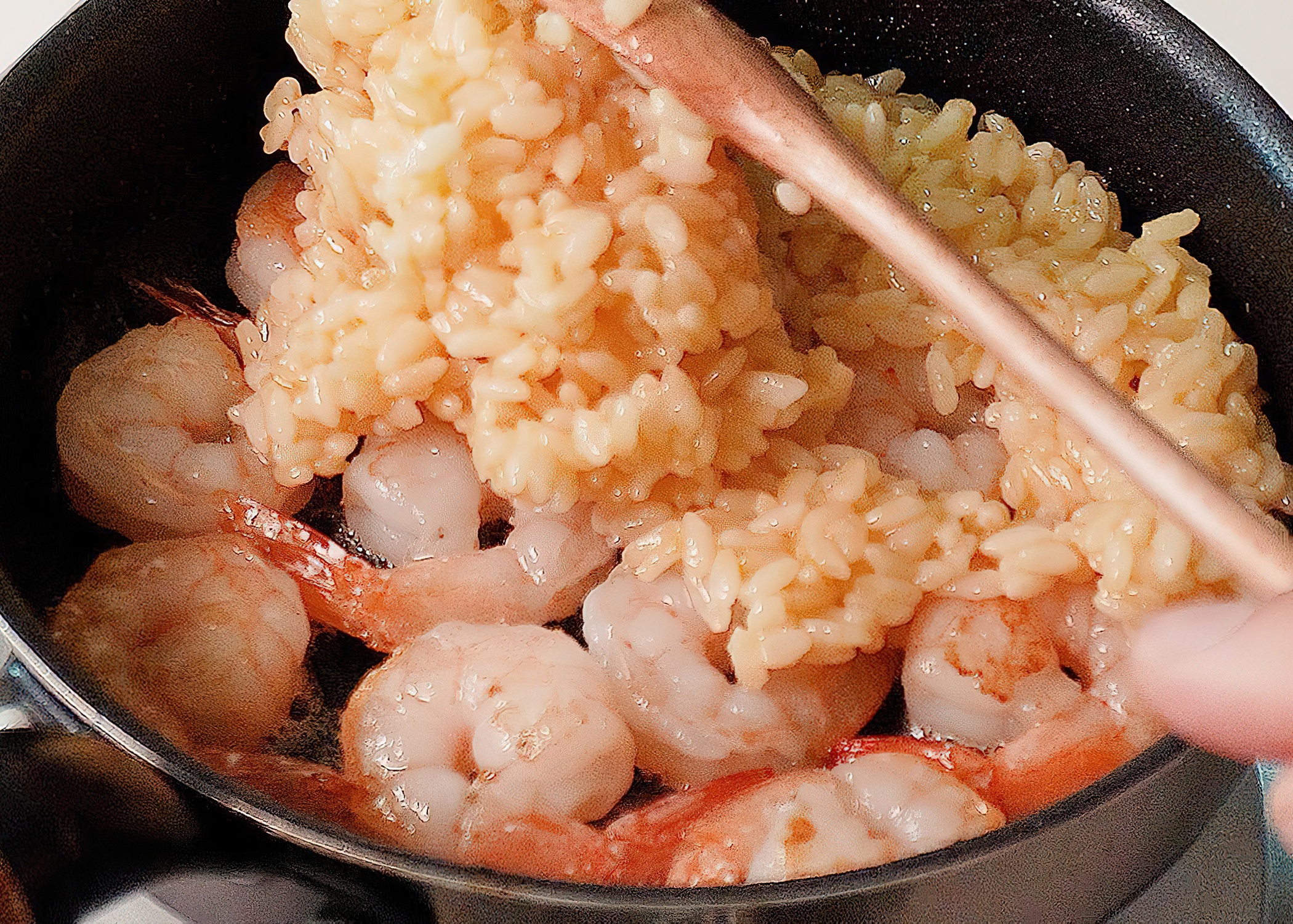 Cach lam com chien tom gion rum hinh anh