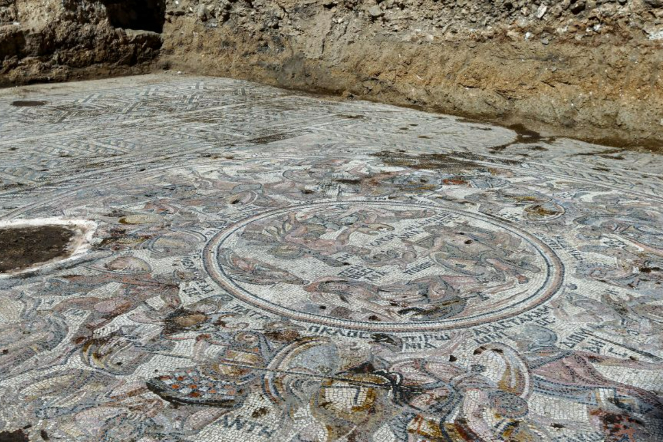 Phat hien buc tranh kham khong lo thoi La Ma o Syria hinh anh