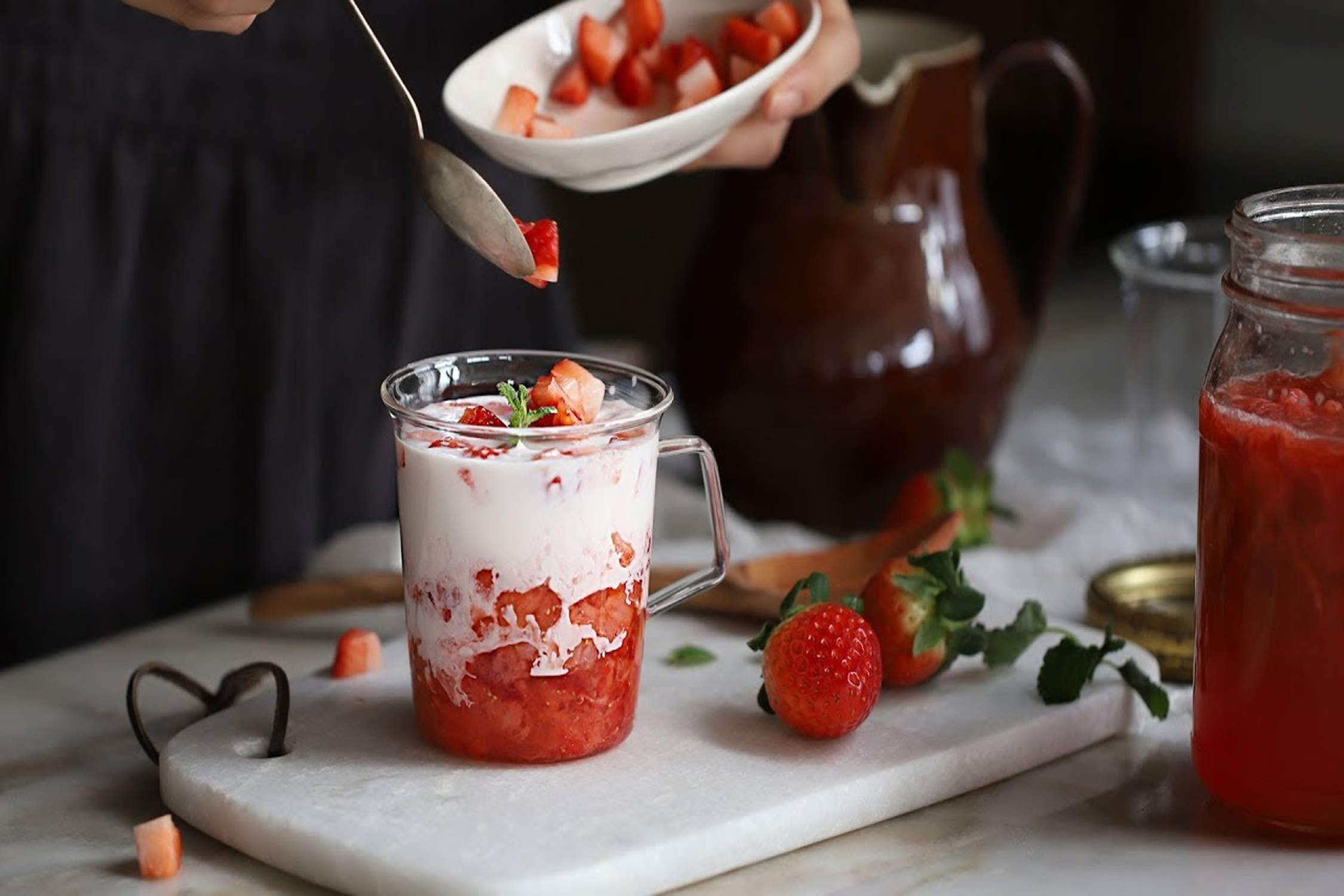 Cach lam latte dau tay hinh anh