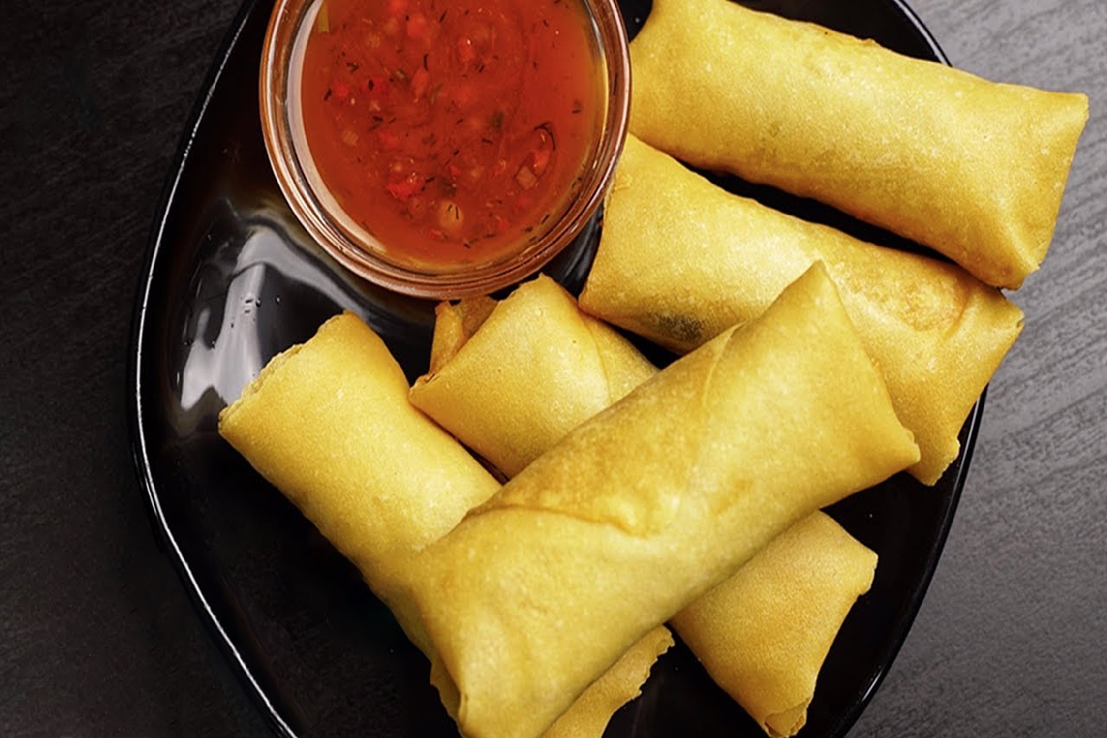 Cach lam nem ran nhan thit ga gion vo hinh anh