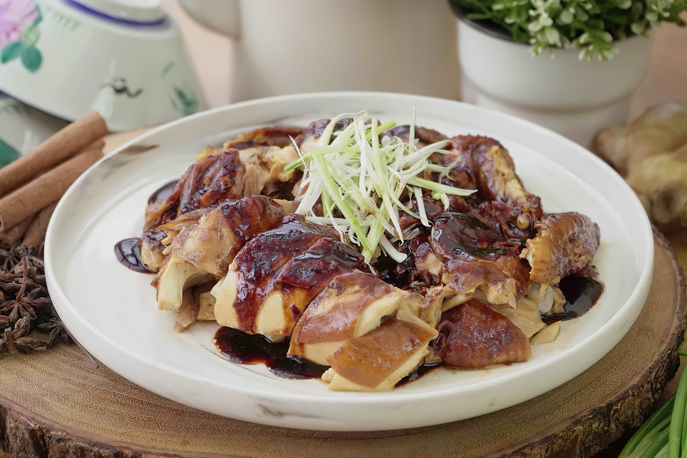 Lam ga luoc xi dau moi la cho ram thang Gieng hinh anh