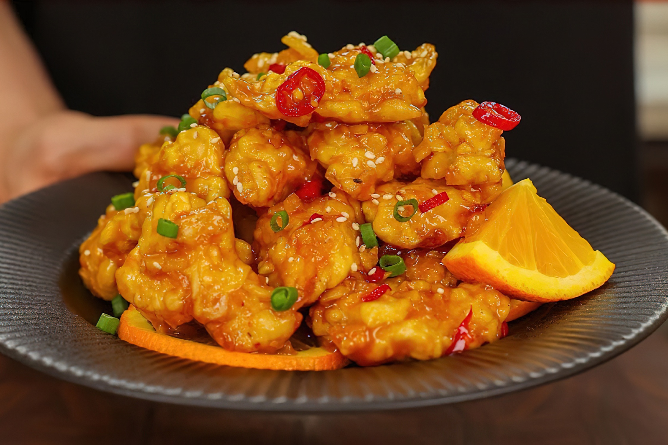 Ga sot cam chua ngot doi vi bua com gia dinh hinh anh