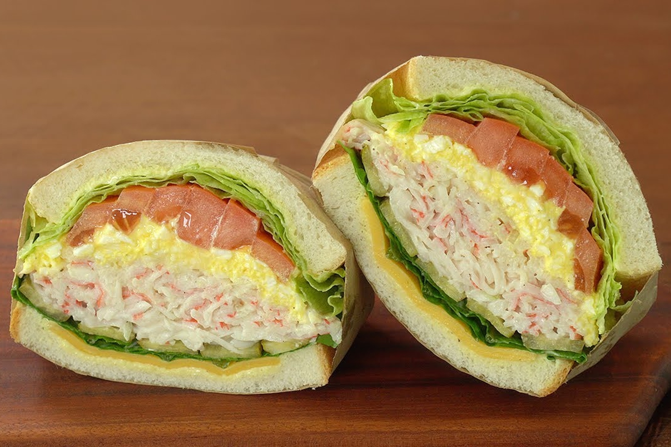 Sandwich thit cua du duong chat cho bua trua van phong hinh anh