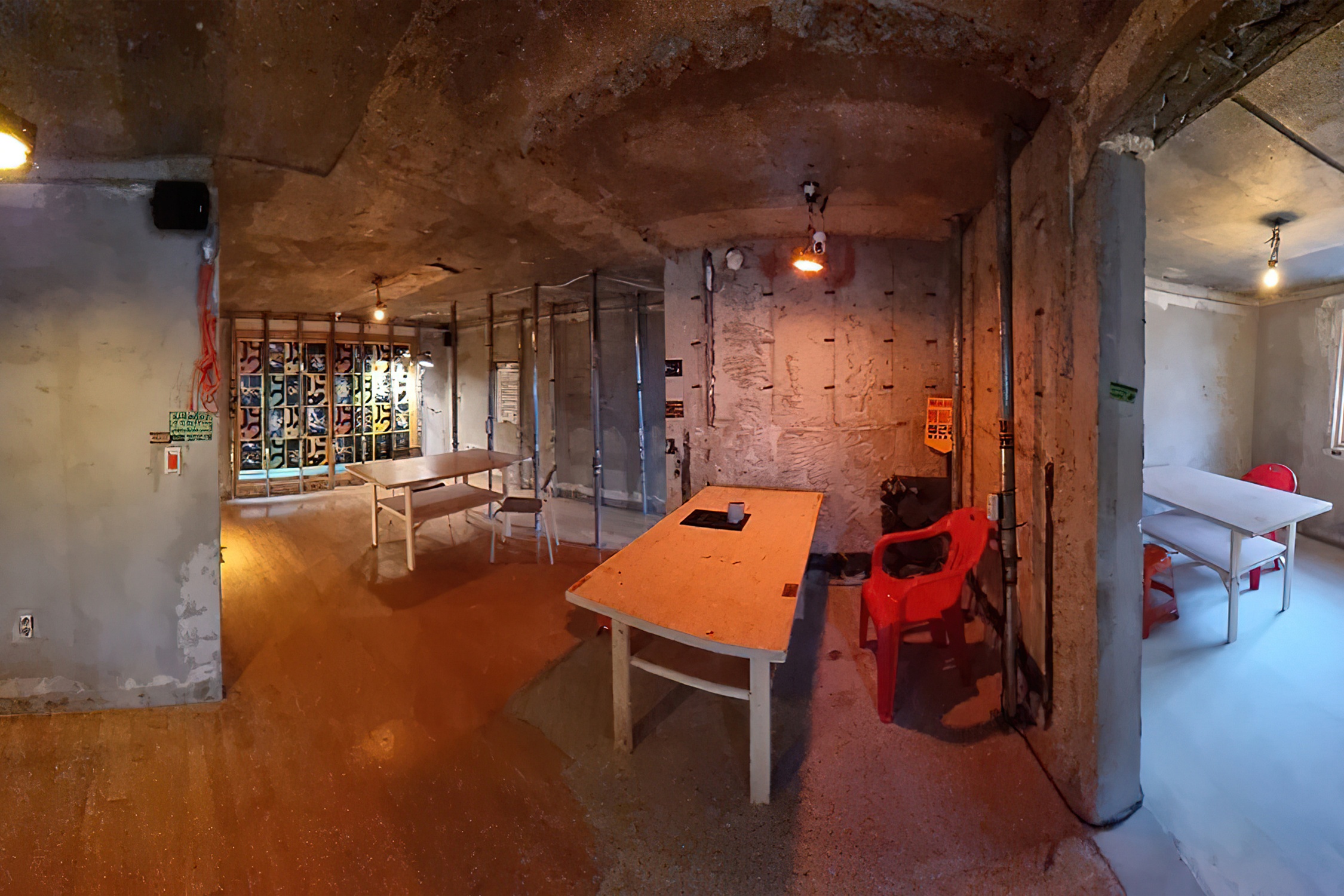 Quan ca phe be tong hut khach o Han Quoc hinh anh