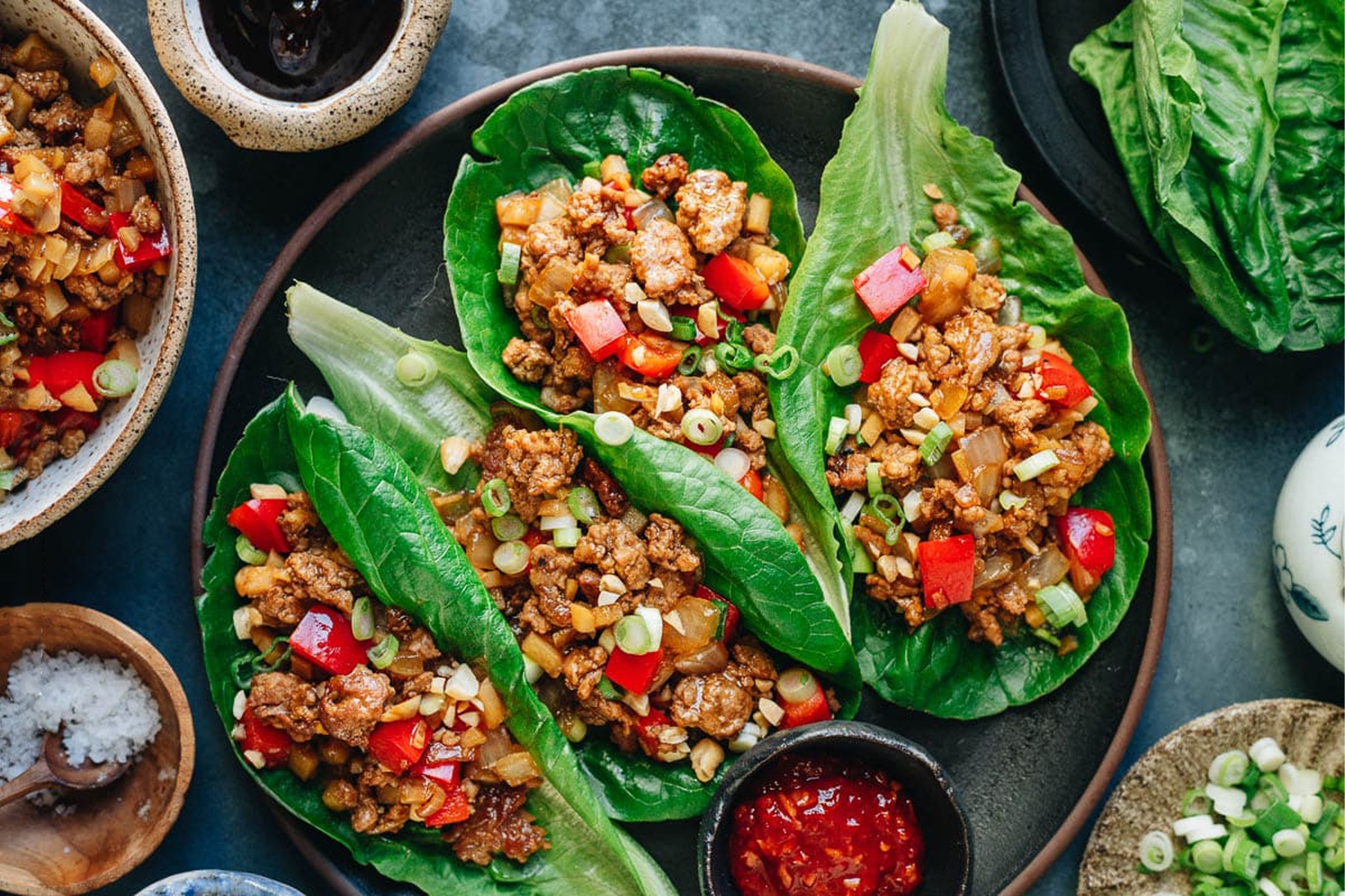 Mon xa lach cuon thanh dam cho cuoi tuan hinh anh