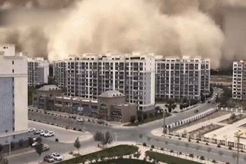 Bao cat khong lo can quet Trung Quoc hinh anh