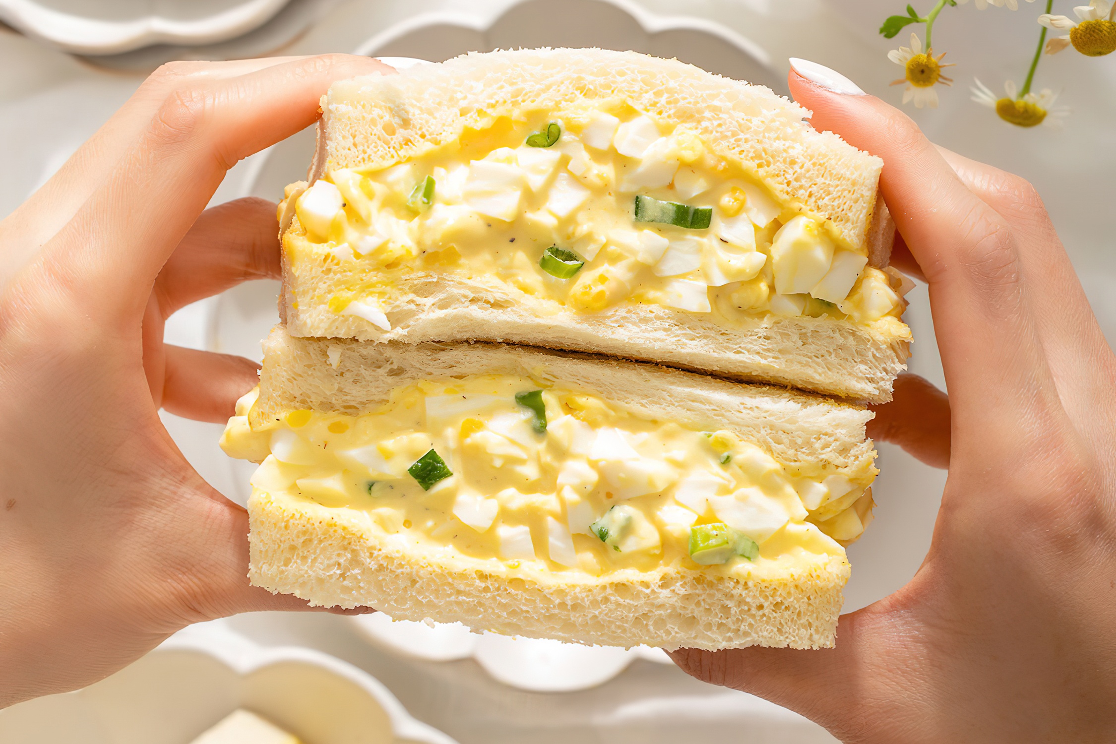 10 phut tro tai voi sandwich kep trung hinh anh