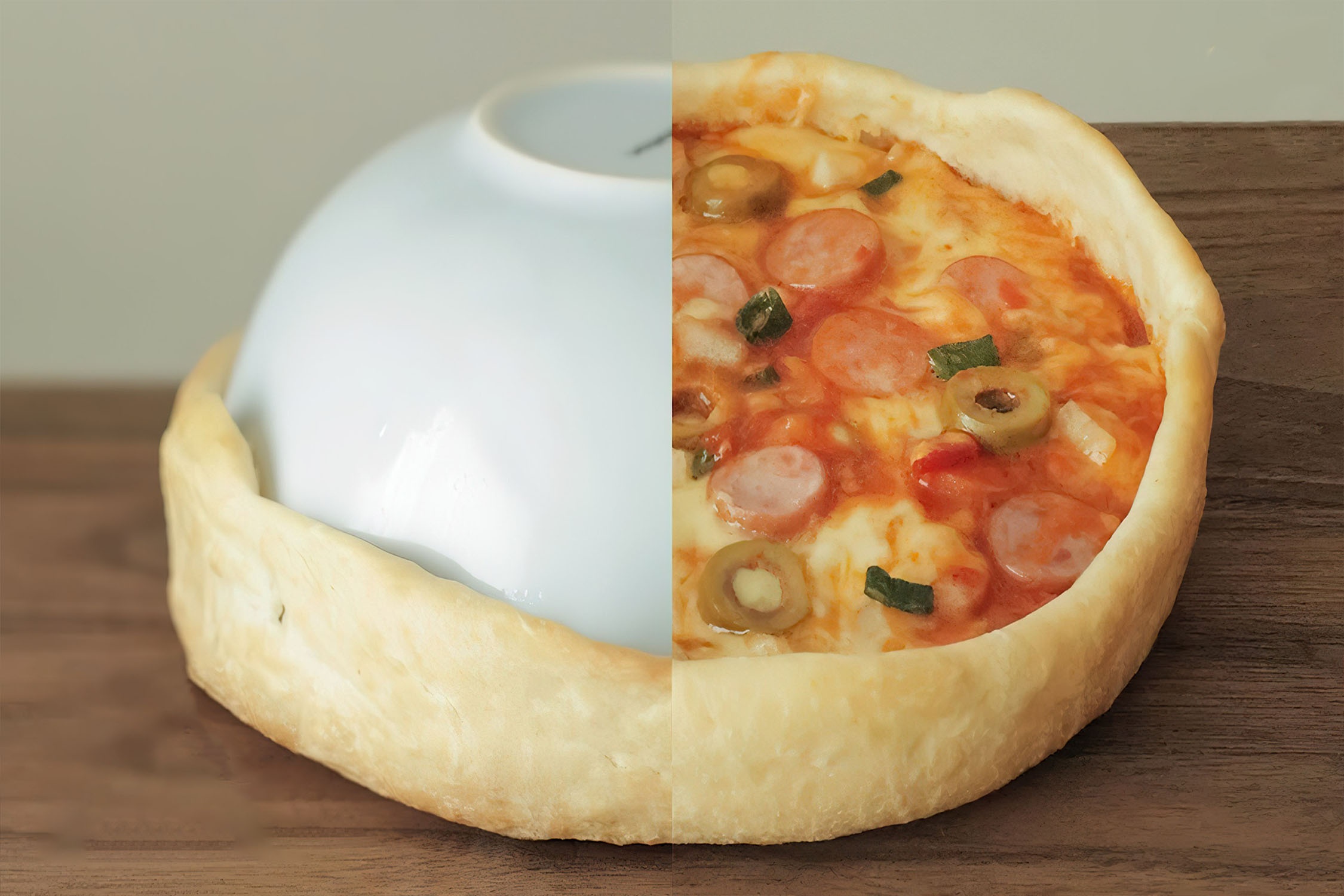 Meo lam pizza don gian tai nha hinh anh