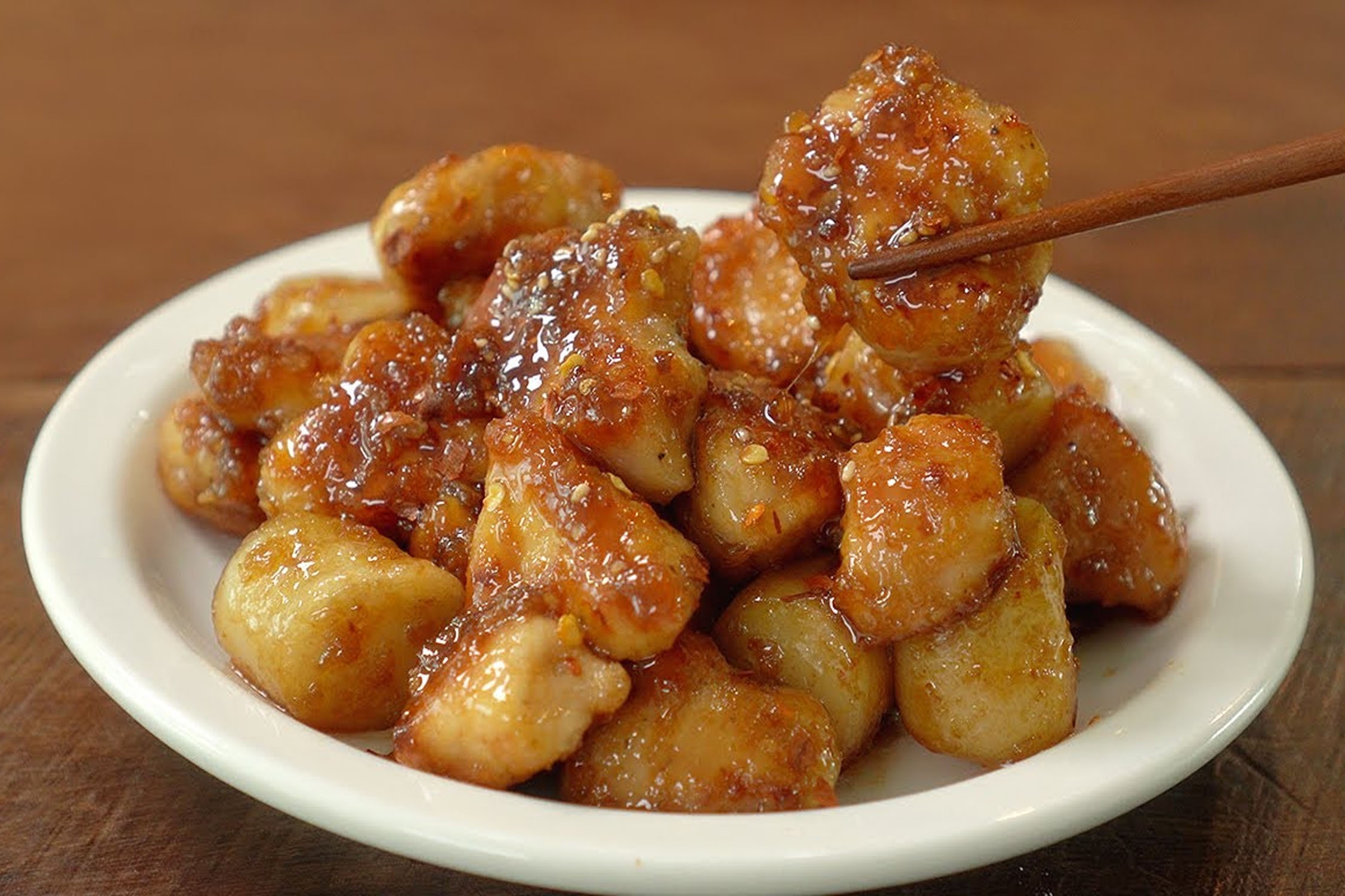 Cach lam ga chien sot toi mat ong hinh anh