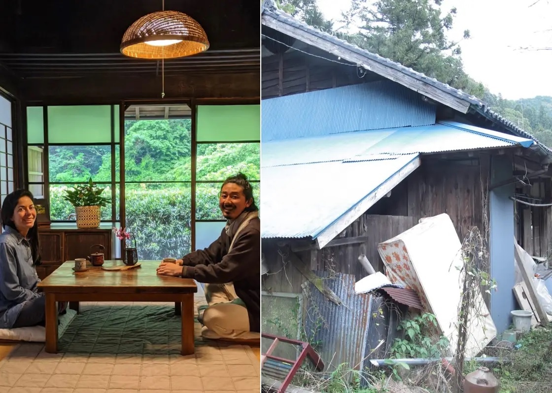 Nha khach tu nha bo hoang o Nhat hinh anh