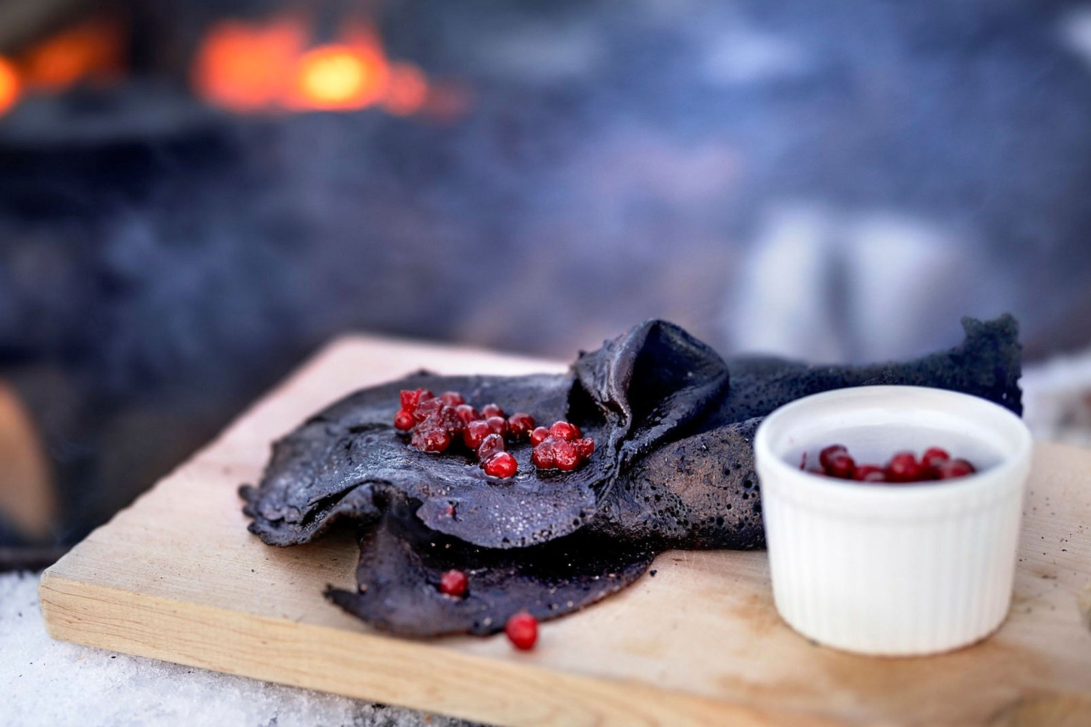 Banh kep lam tu mau tuan loc hinh anh