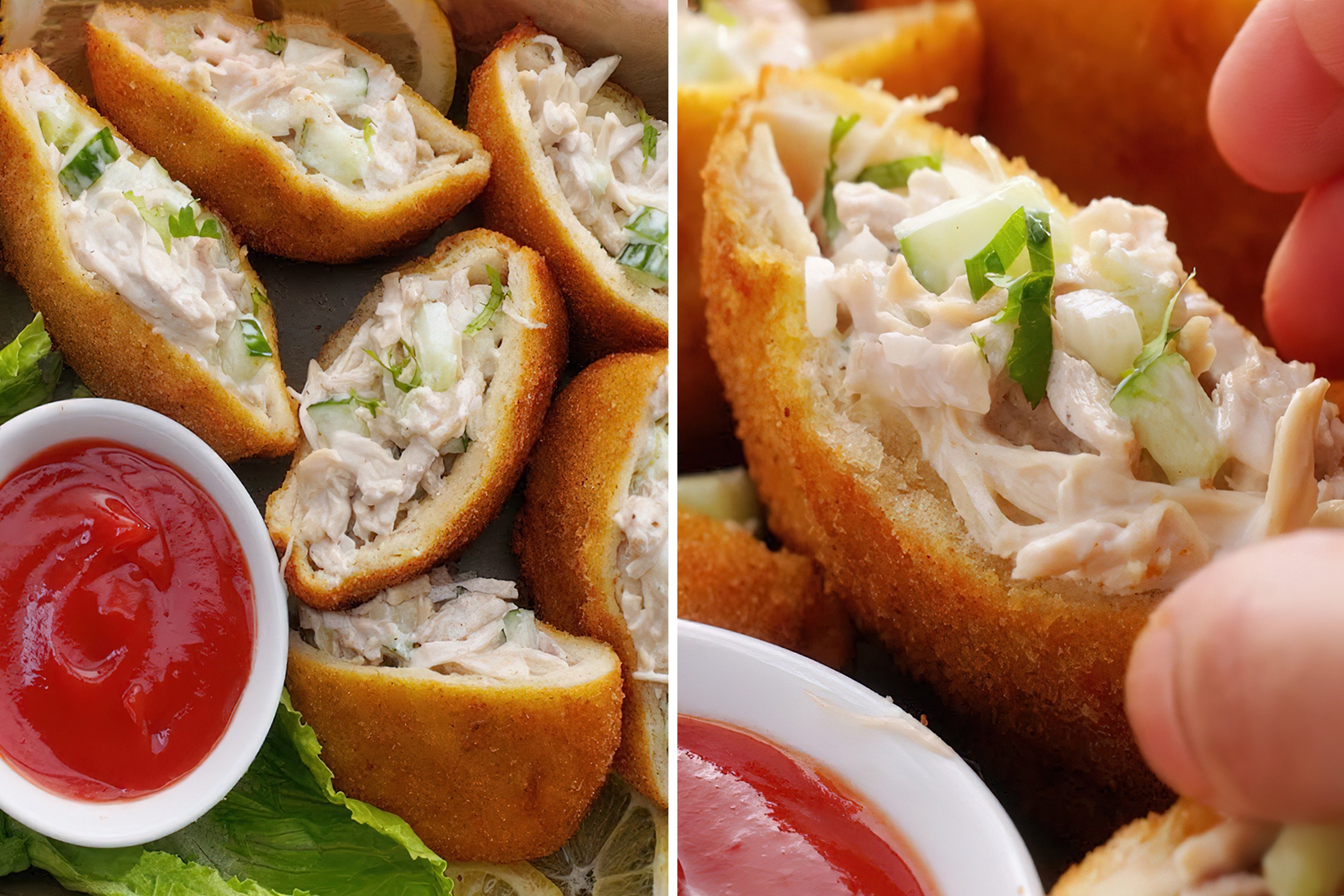 Mon banh ga chien thom ngon gion rum hinh anh