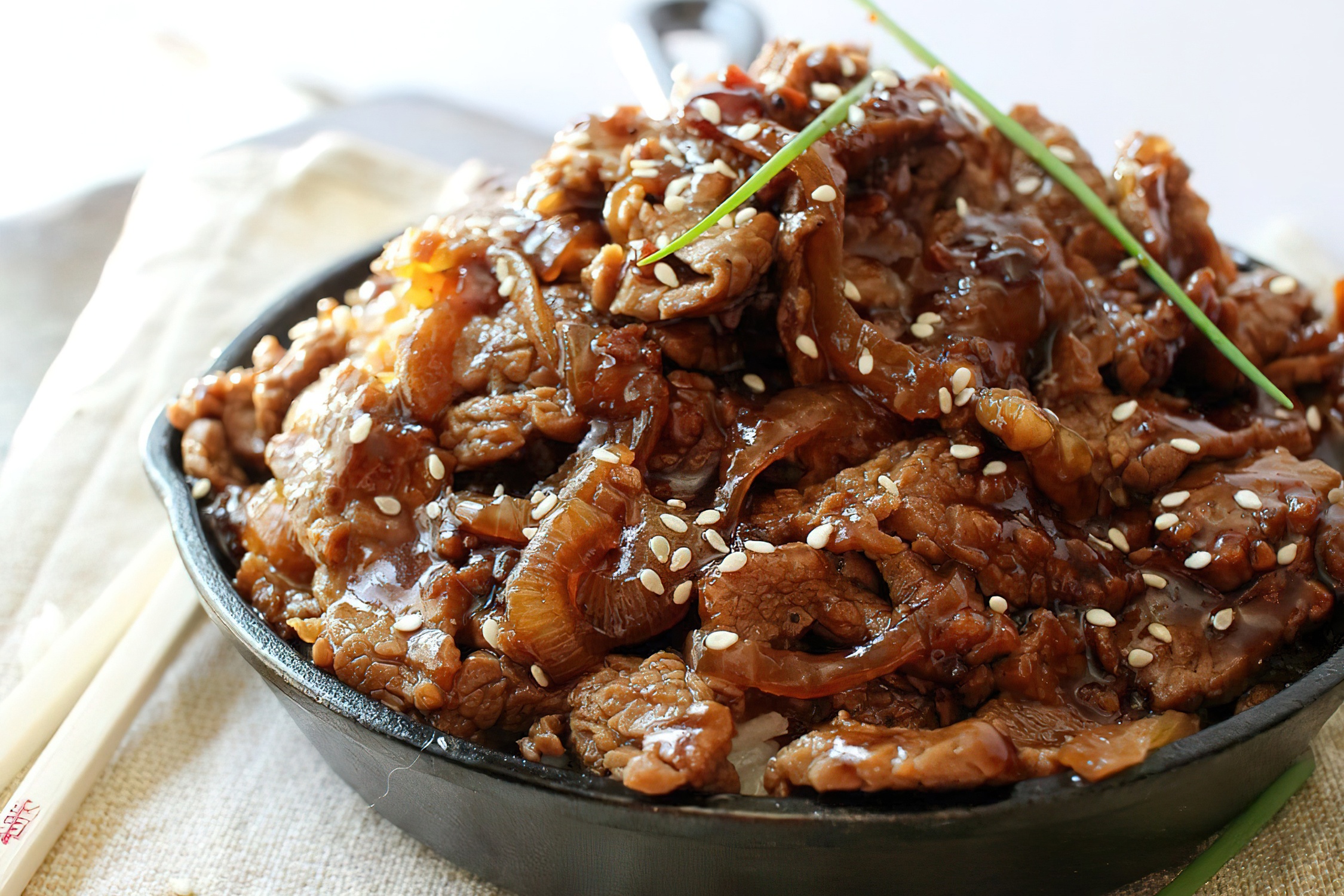 Cach lam thit bo sot mat ong hinh anh