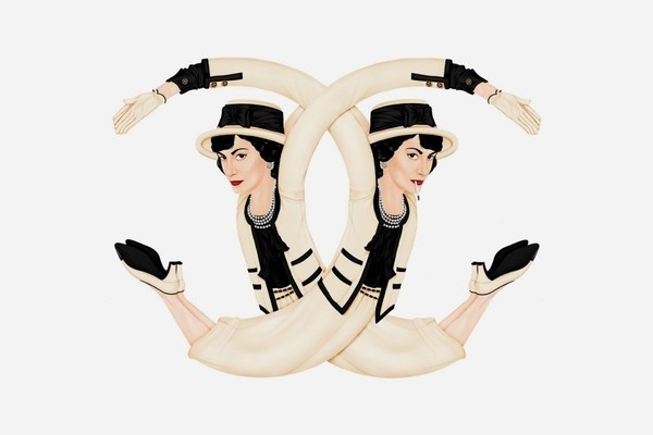 Logo cac hang thoi trang noi tieng ve lai bang chan dung ngu hinh anh