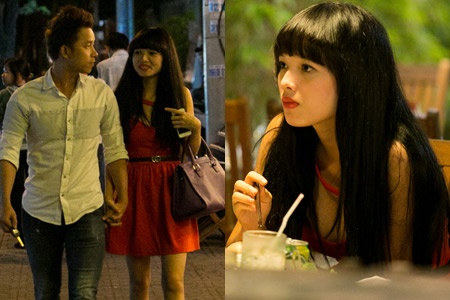 Le Hoang The Men hen ho ban gai hot girl luc nua dem hinh anh