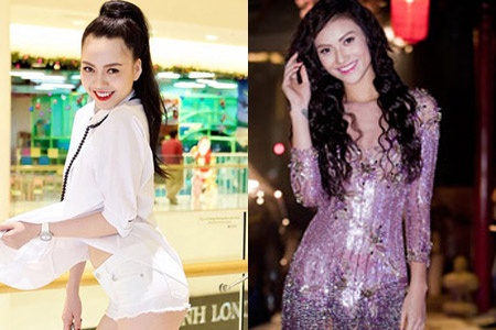 Sao Viet lien tiep mac trang phuc 'tham hoa' hinh anh