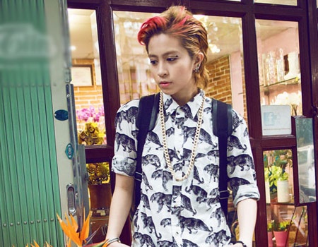 Doi gio voi phong cach tomboy chat nhu Gil Le hinh anh