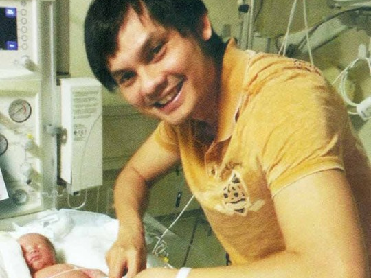 NSUT Kim Tieu Long cong bo anh con trai thu hai hinh anh