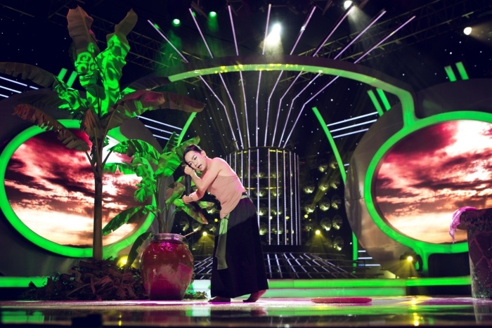 Minh Thuan gia Thuy Huong hat 