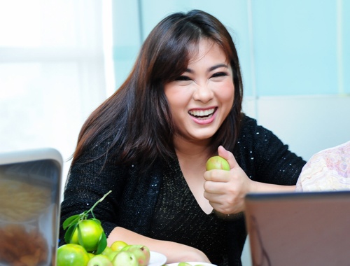 Minh Thuy: 'Chua bao gio muon giau chong o Vietnam Idol' hinh anh