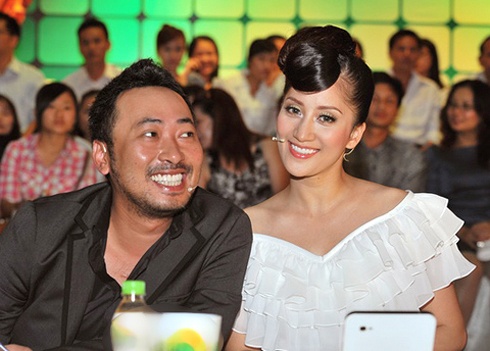 Quang Dũng - Khánh Thi khi làm giám khảo.