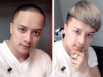 Nghe si Viet sot voi kieu toc Son Tung M-TP hinh anh