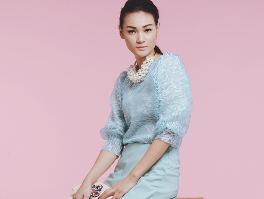 Thuy Trang Next Top Model quyen ru voi xanh bac ha hinh anh