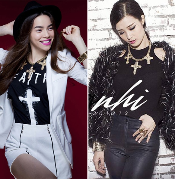 Hồ Ngọc Hà và Đông Nhi.