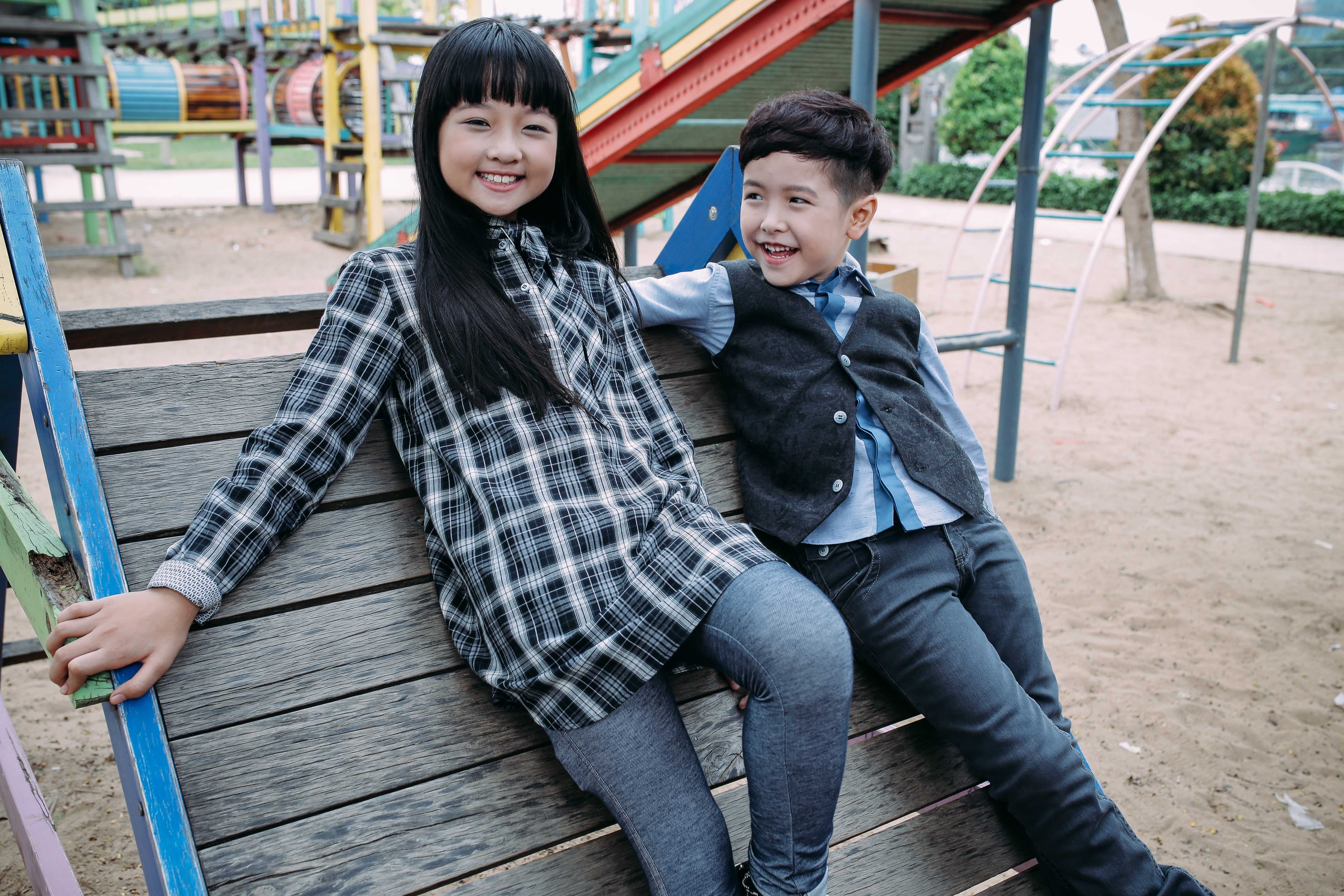 Cap nhoc ty sanh dieu va dang yeu nhat showbiz Viet hinh anh