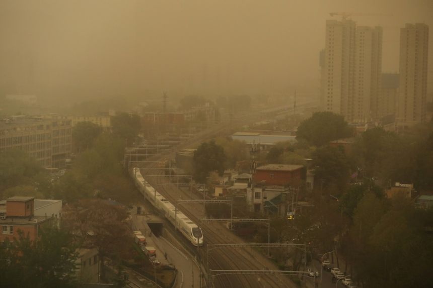 troi chuyen vang o Bac Kinh anh 3