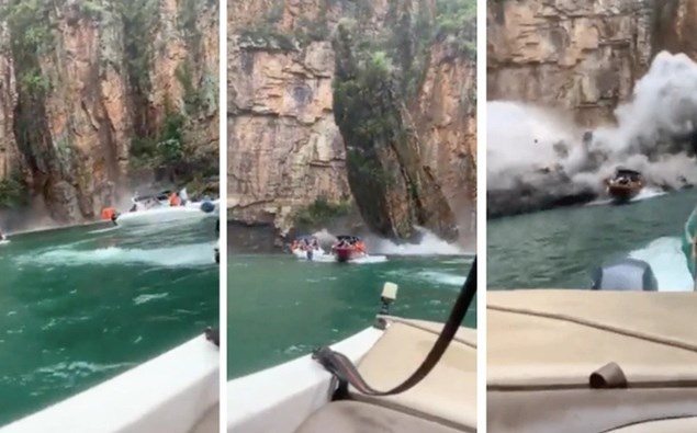 6 nguoi chet tren ho o Brazil vi bi vach da vo roi trung hinh anh