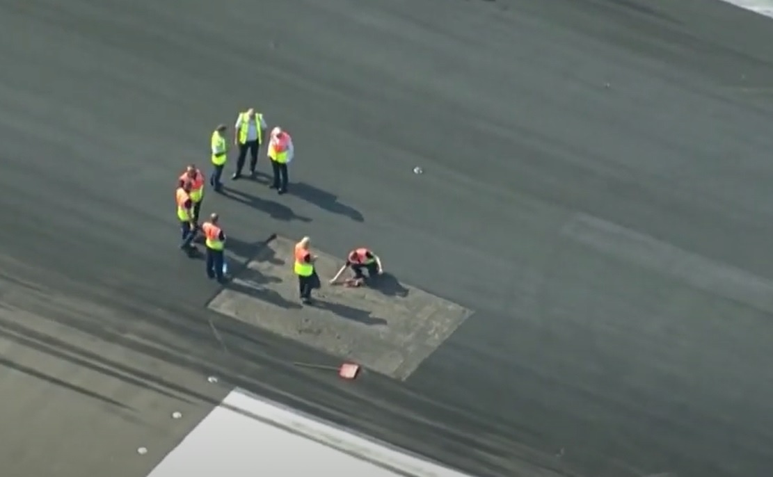 Nang nong lam chay nhua duong bang o Anh anh 1