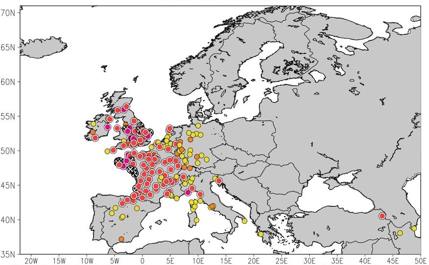 Ban do song nhiet o chau Au va My anh 7
