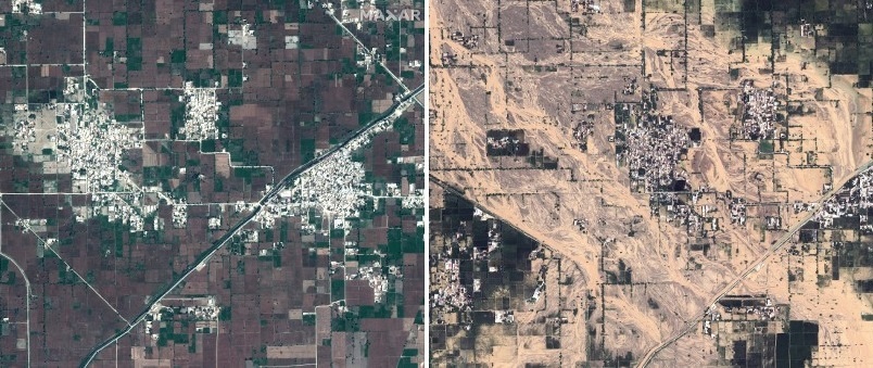 Anh ve tinh lot ta do tan pha cua lu lut lich su o Pakistan hinh anh