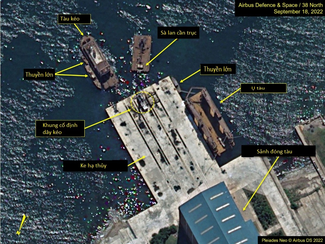 38 North: Trieu Tien co the som ra mat tau ngam ten lua moi hinh anh