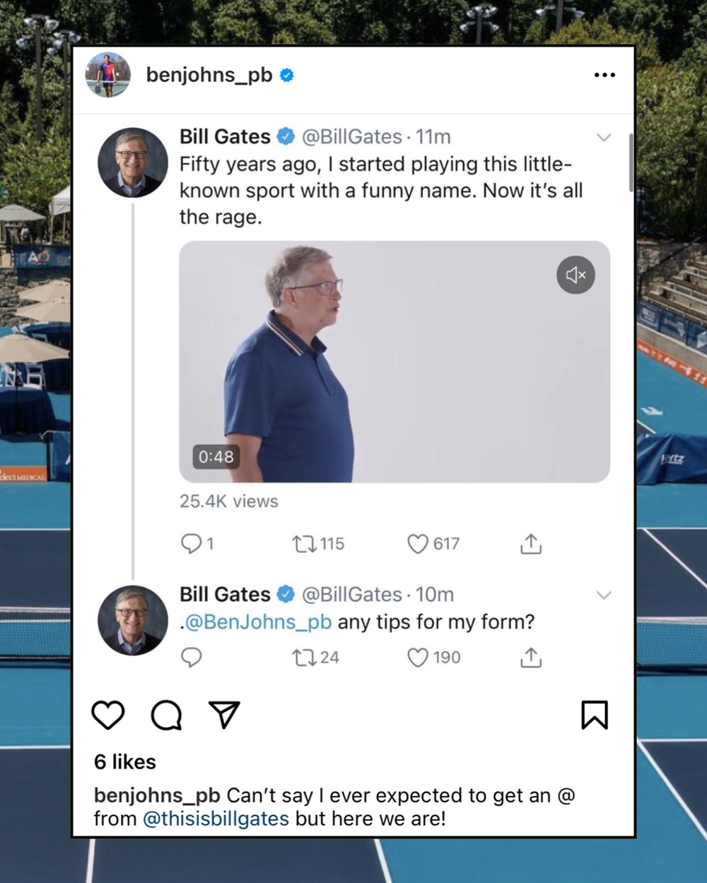 Pickleball,  Bill Gates,  Ty phu anh 2