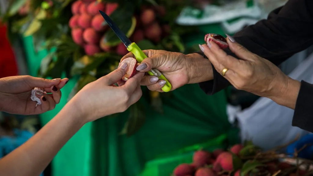 Vai thieu,  Vai Trung Quoc,  Xuat khau vai anh 1