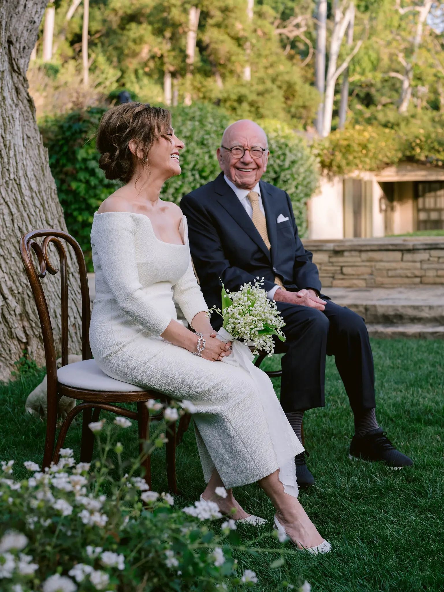Tỷ phú Rupert Murdoch kết hôn lần thứ 5 ở vườn nho Moraga