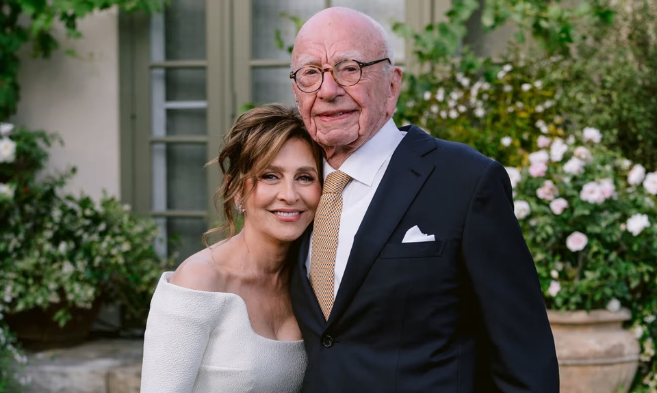 Tỷ phú Rupert Murdoch kết hôn lần thứ 5 ở vườn nho Moraga