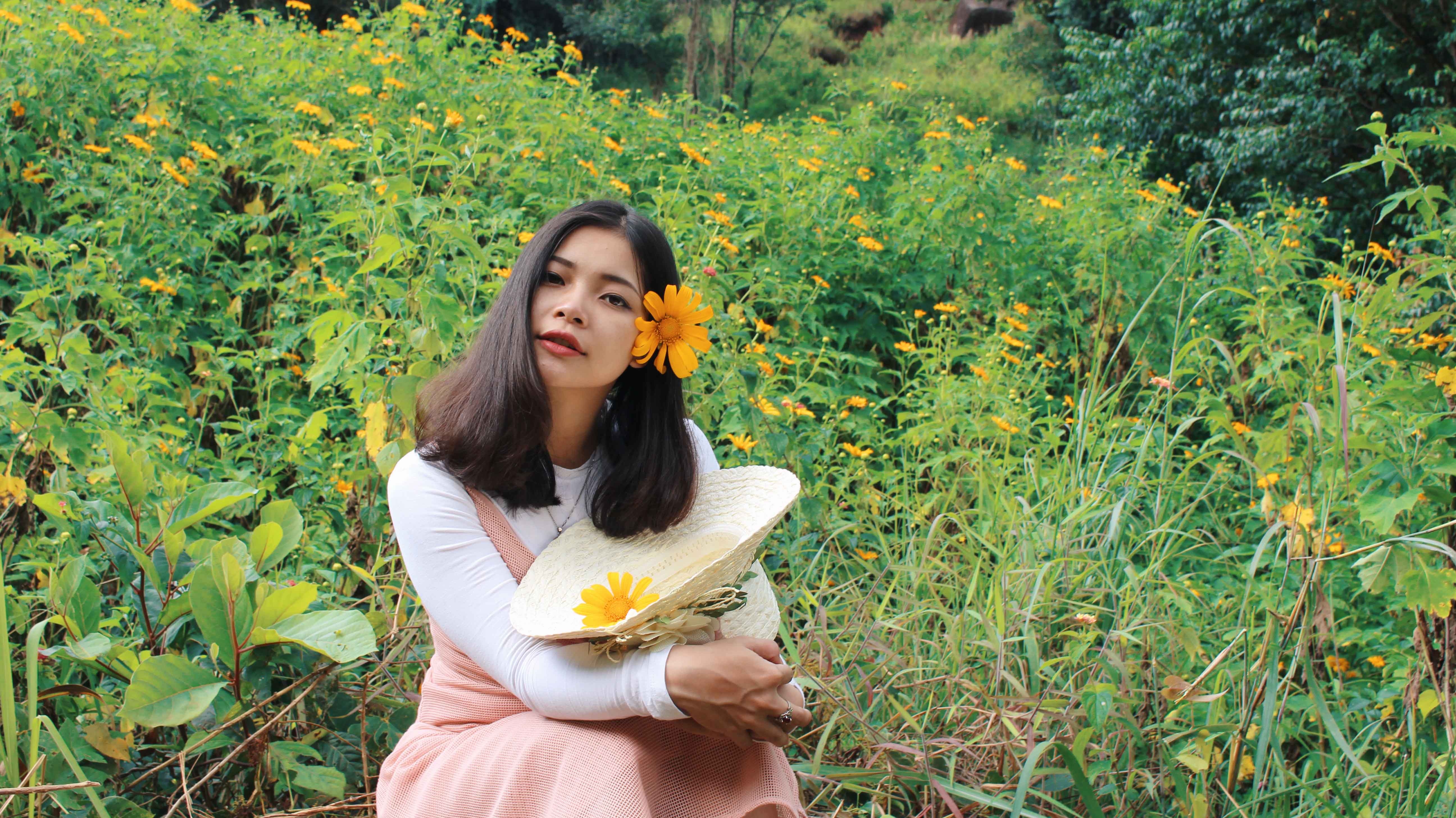 #Justgo: Me man sac vang mua hoa da quy Da Lat hinh anh